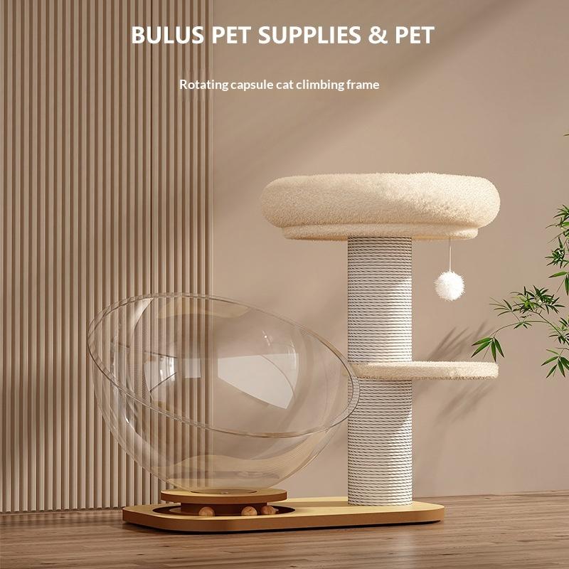 Cat Teaser Turntable - จานหมุนของเล่นแมว แบบ All-in-One